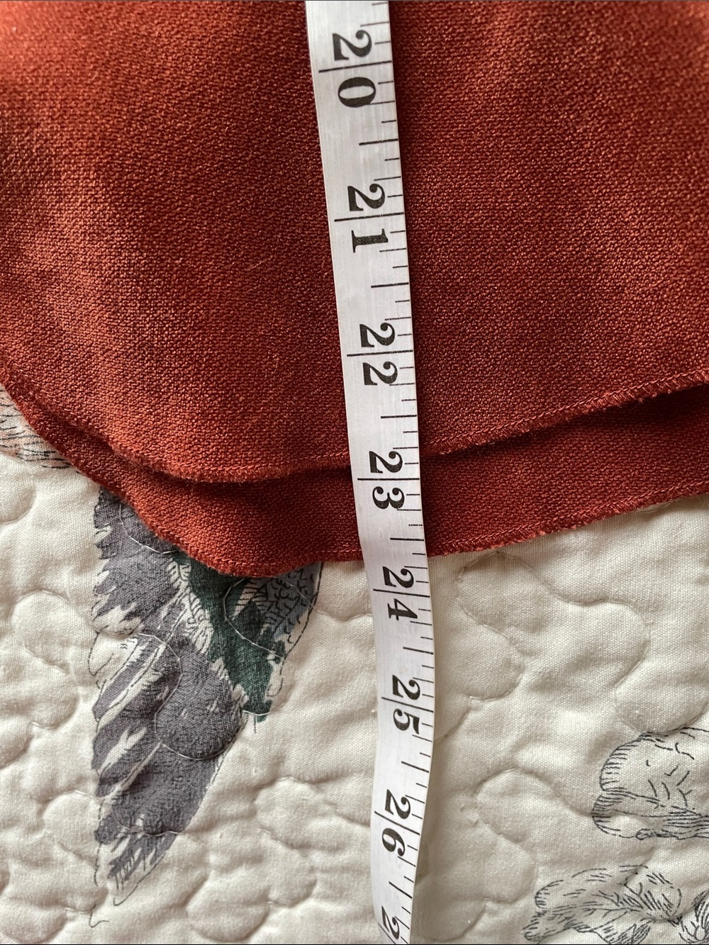 Double Breasted Suede Look Rust Color Ruffled Jacket - Picture 13 of 14